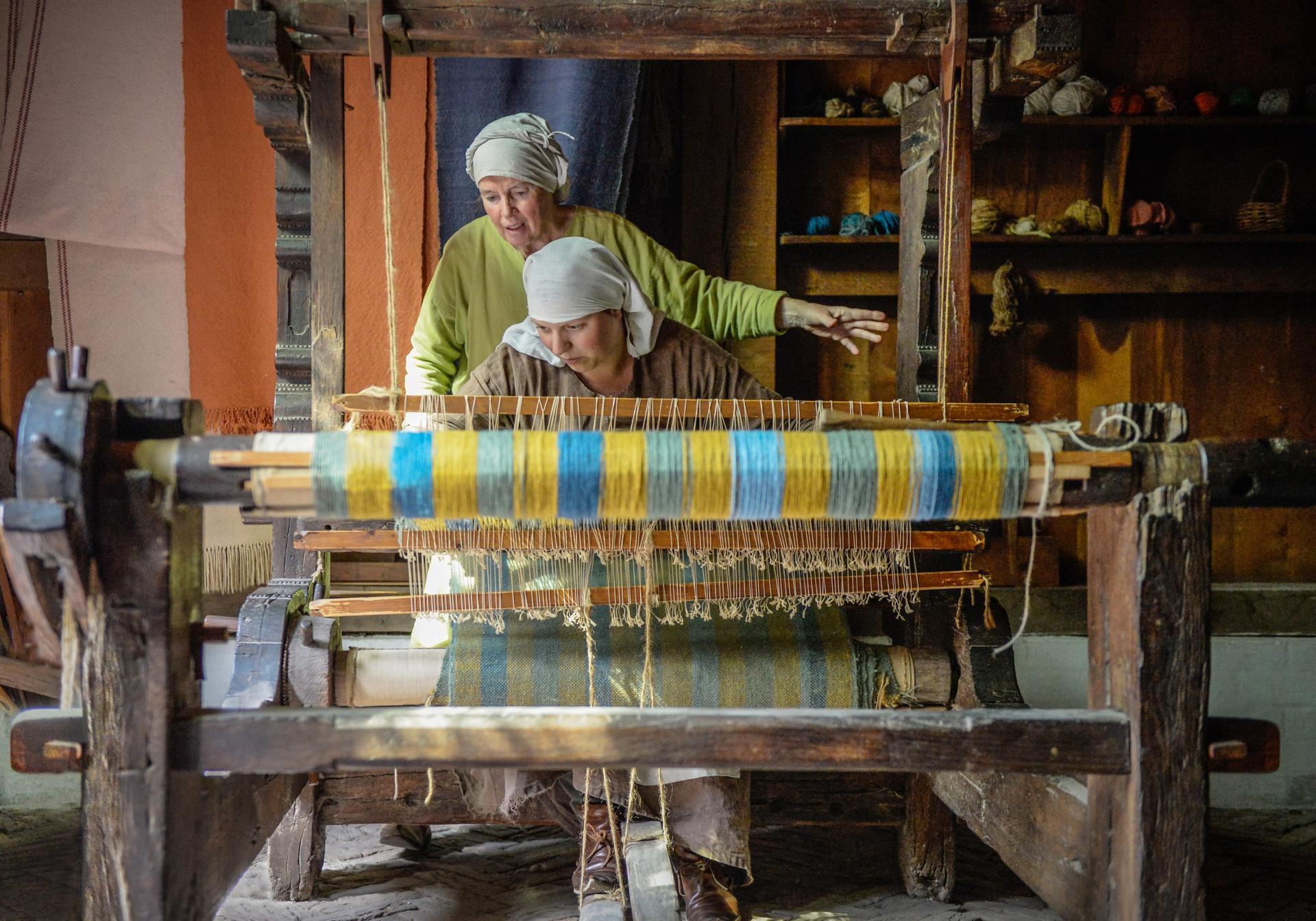 Textiel weekend in Archeon